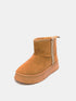 WILD DIVA Round Toe Platform Boots